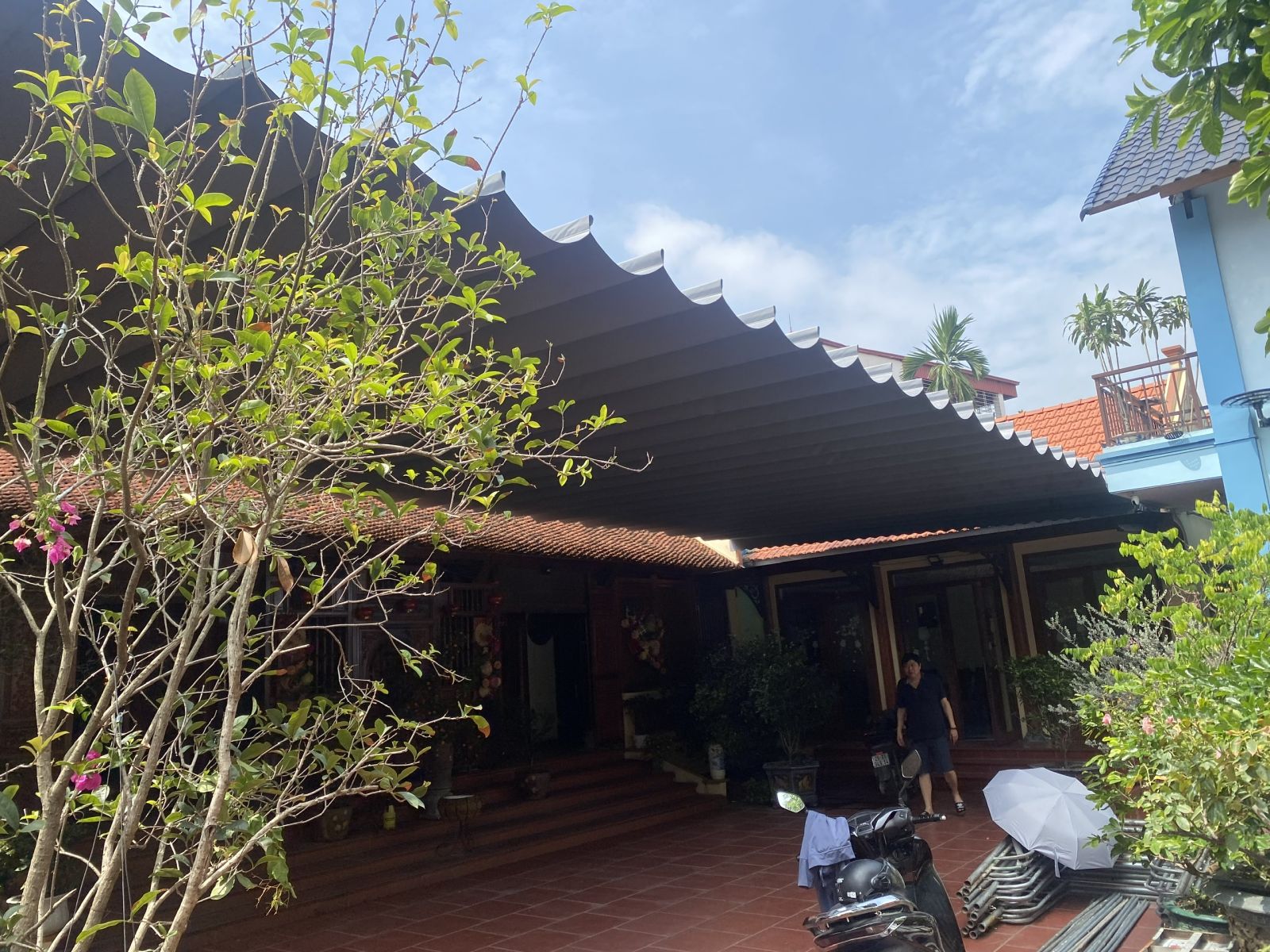 bạt xếp tự động tại thái nguyên