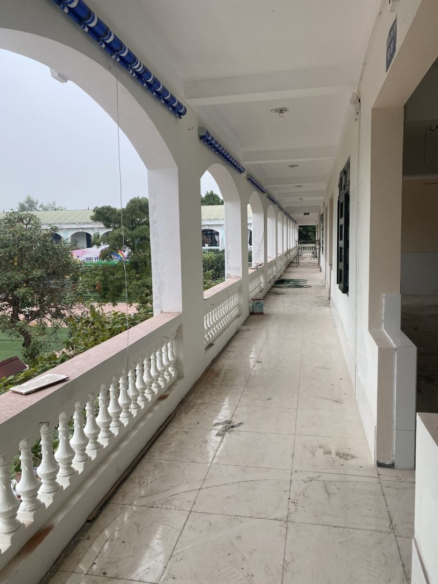 mành che nắng ban công trường học