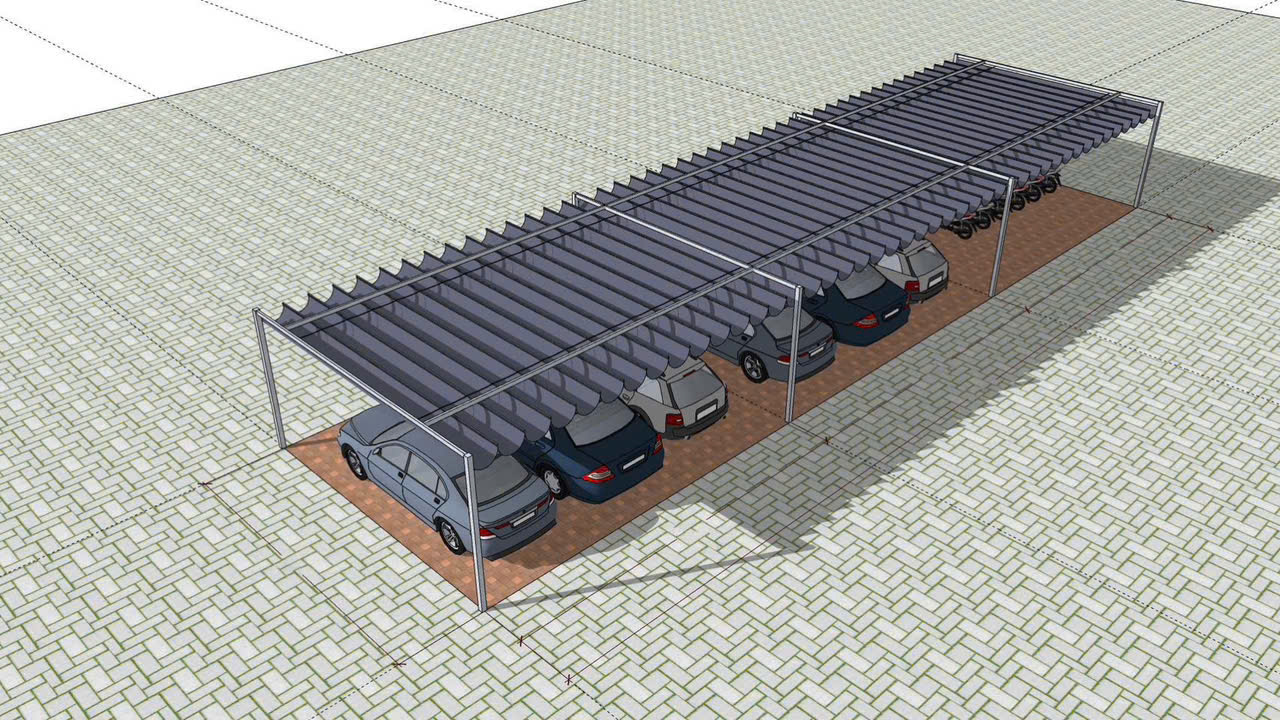 bạt xếp tự động