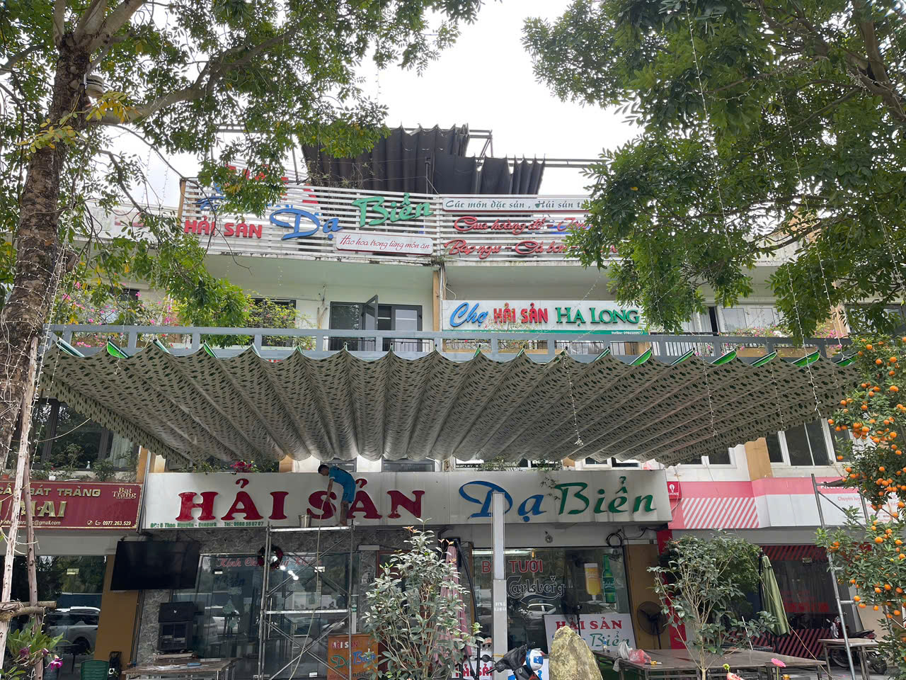 bạt xếp tự động