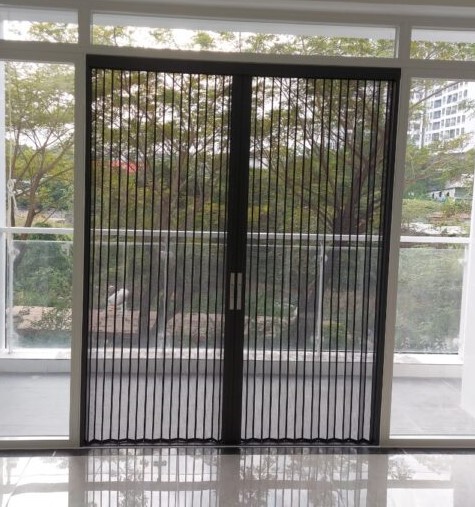 cửa xếp lá nhôm chống muỗi chuột