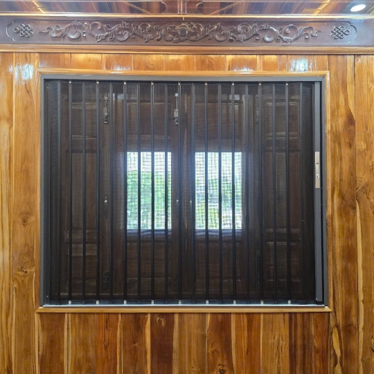 cửa lá nhôm chống muỗi cửa sổ