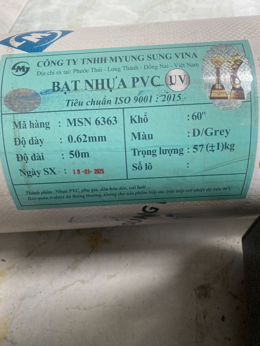 thông số kĩ thuật vải bạt